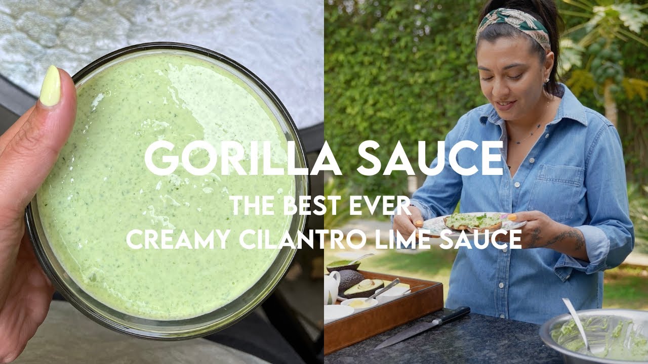 Gorilla Sauce: THE BEST Green Sauce recipe you’ll want to use on everything forever