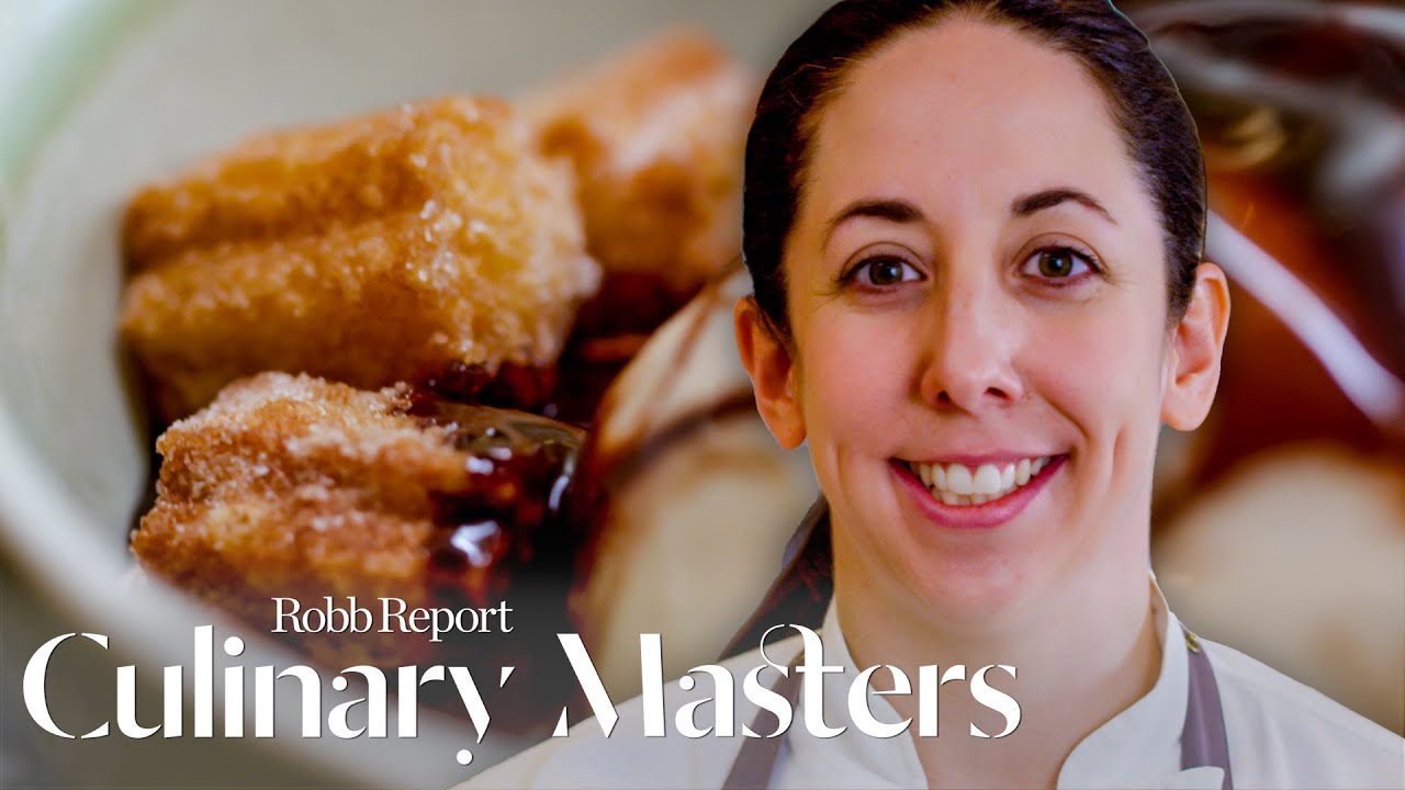 How This Michelin-Starred Pastry Chef Makes Crown Shy's Churro Ice Cream Sundae | Culinary Masters
