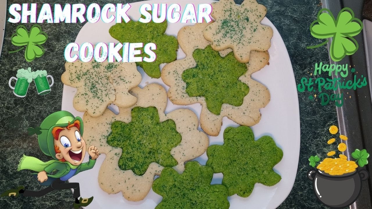 SHAMROCK SUGAR COOKIES☘️☘️☘️☘️