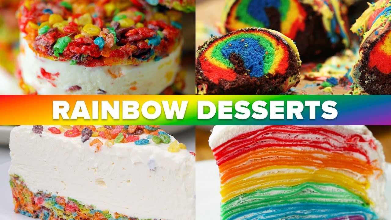 Amazing Rainbow Dessert Recipes