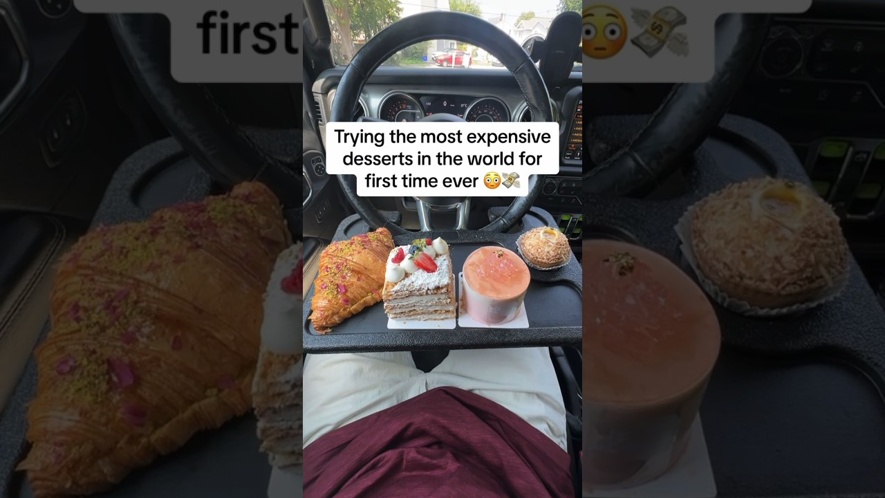 Trying the most expensive desserts in the world