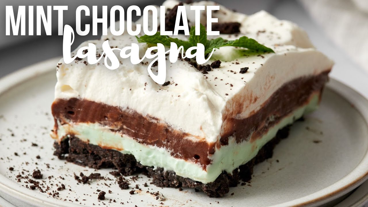 Chocolate Mint Lasagna l The Recipe Rebel