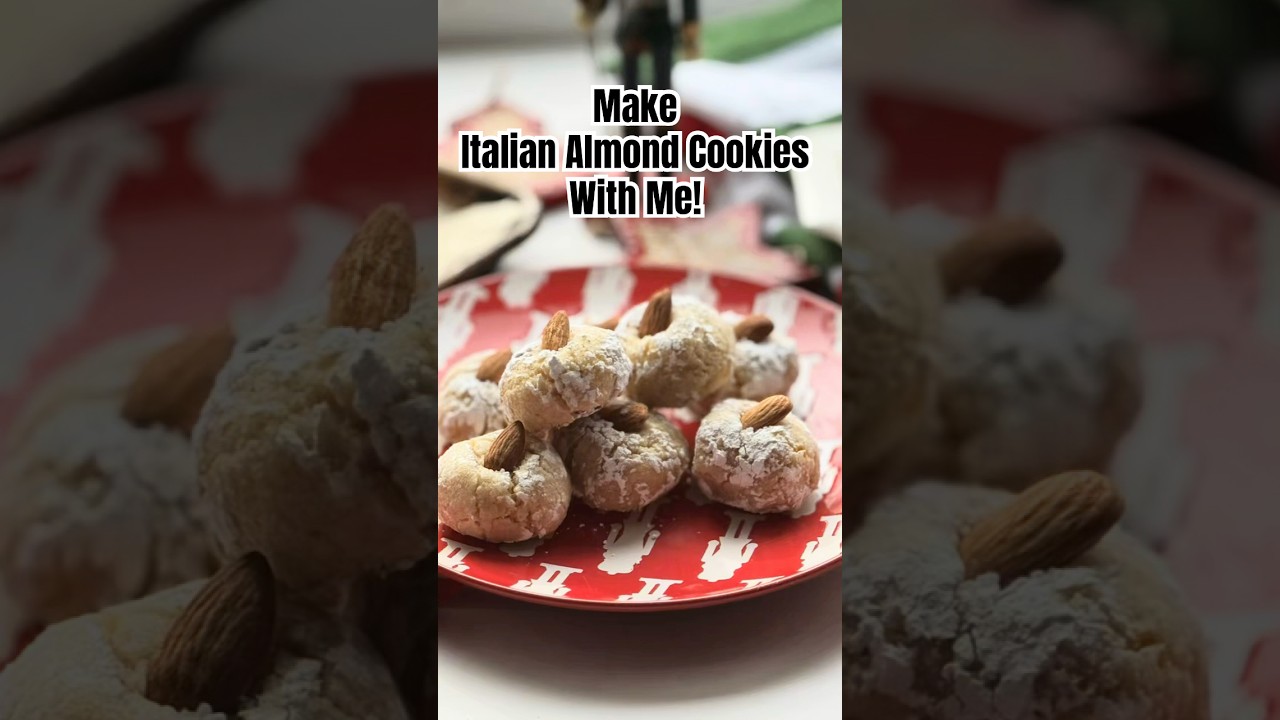 Make Italian Almond Cookies with Me!