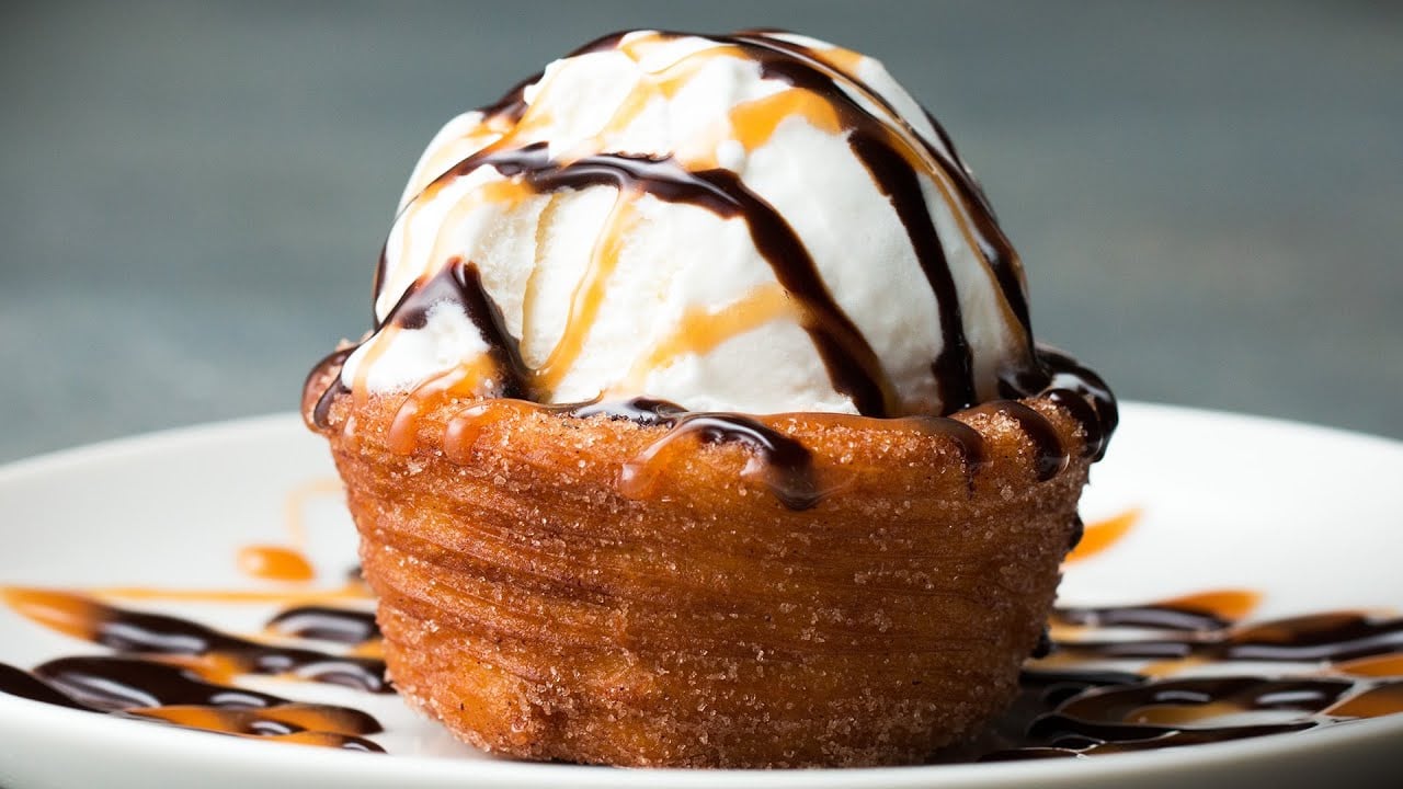 Churro Ice Cream Bowl