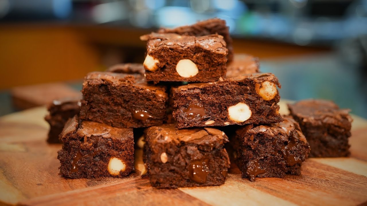 Chocolate and Hazelnut Brownies Recipe