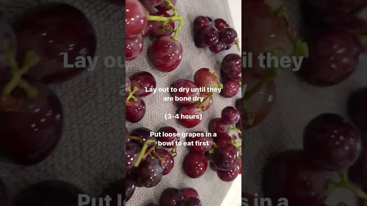 Washing and Storing Grapes 🍇 | Keep Your Grapes Fresh for Weeks