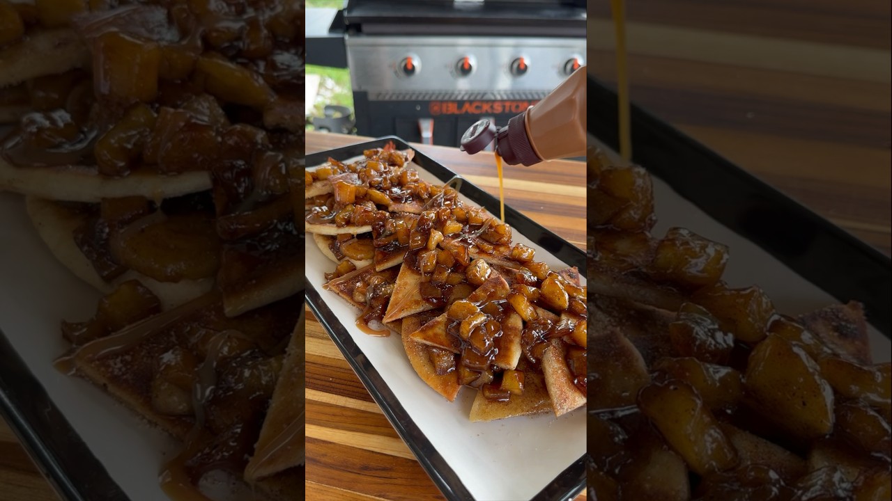 Jess Ferrin's mouthwatering Apple Pie Nachos = dessert nachos done right! 🔥