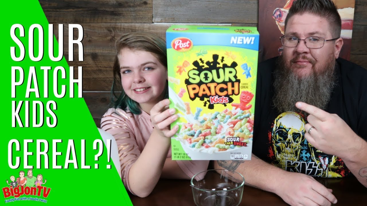 NEW Sour Patch Kids Cereal by Post || Taste Test Tuesday
