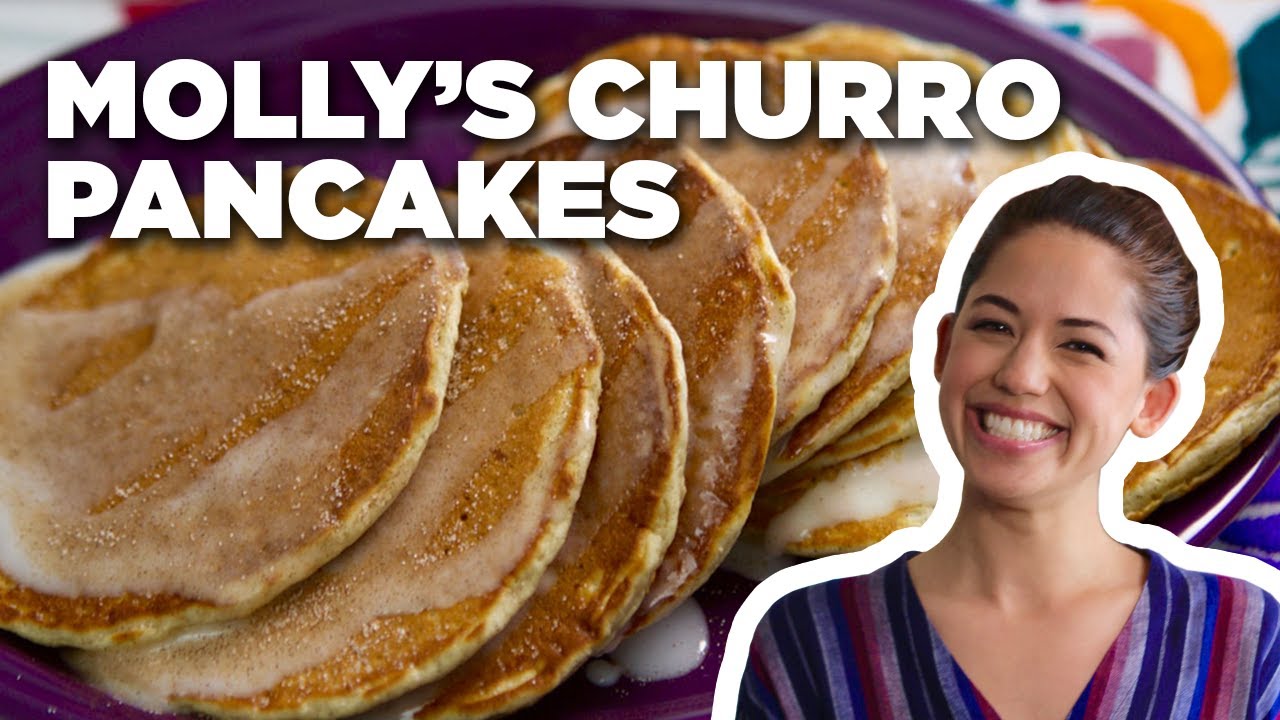 Molly Yeh Makes CHURRO Pancakes with Sweet Milk Glaze | Girl Meets Farm | Food Network