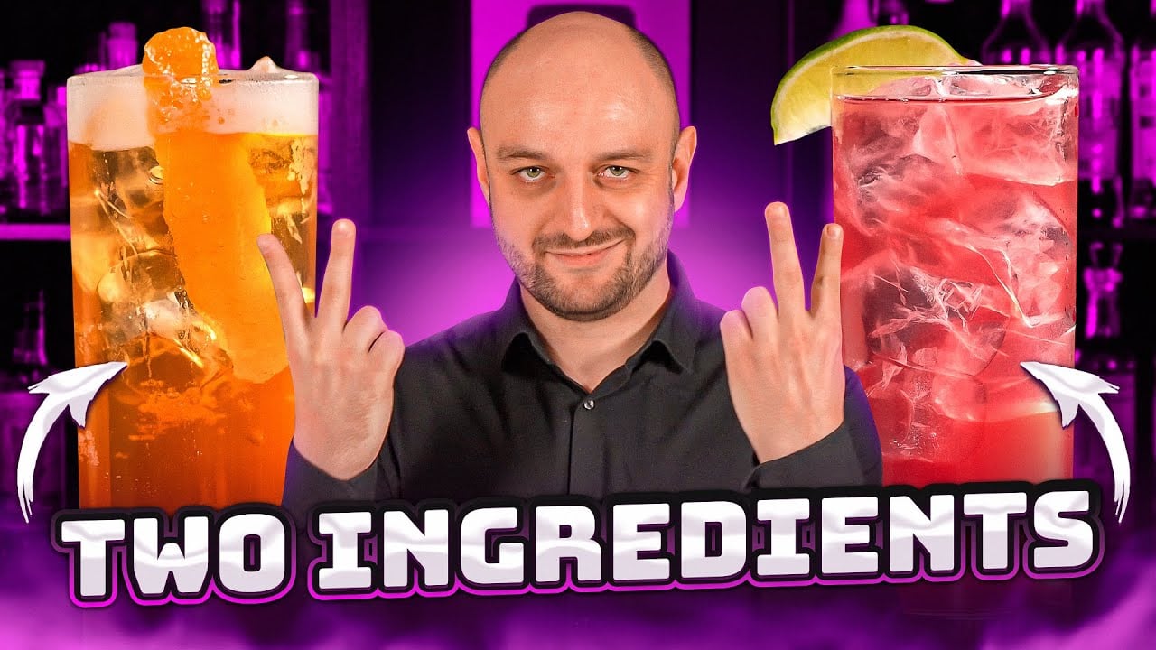 TWO-INGREDIENT COCKTAILS 🍹 Six Quick and Delicious recipes