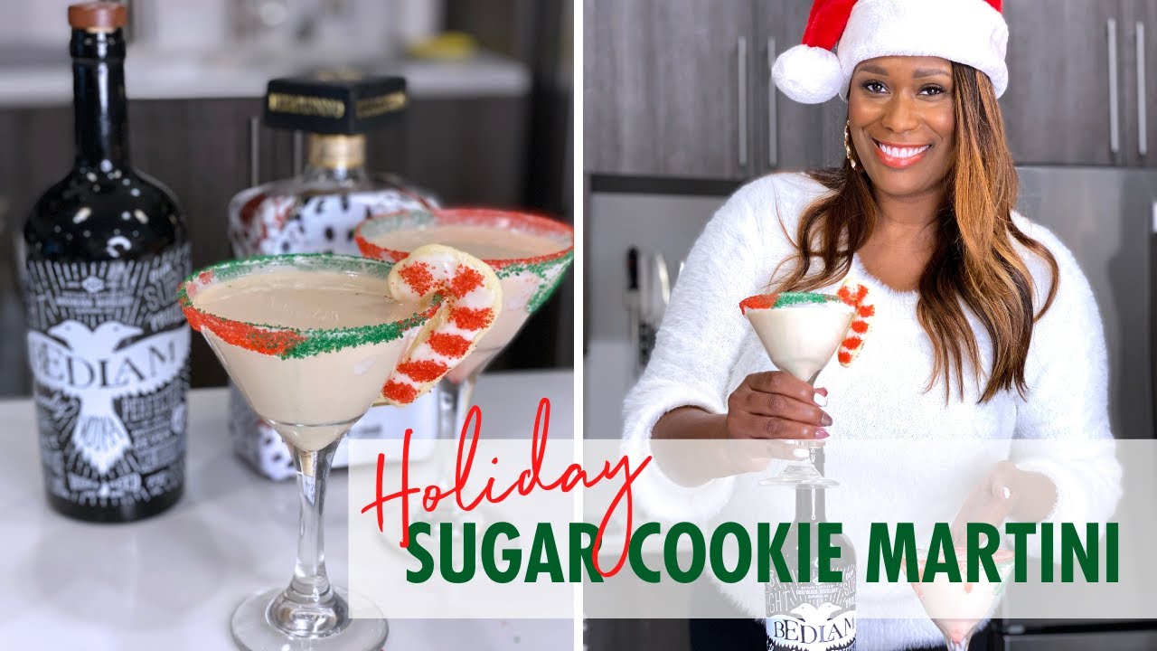 How To Make A Holiday Sugar Cookie Martini With Almond Milk