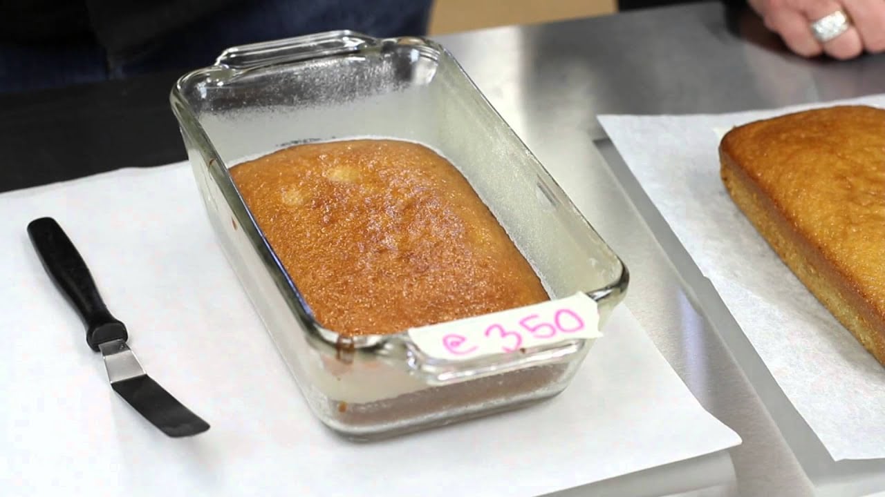 Oven Temperature Difference if Using a Metal or Glass Baking Pan : Desserts & Baking Tips