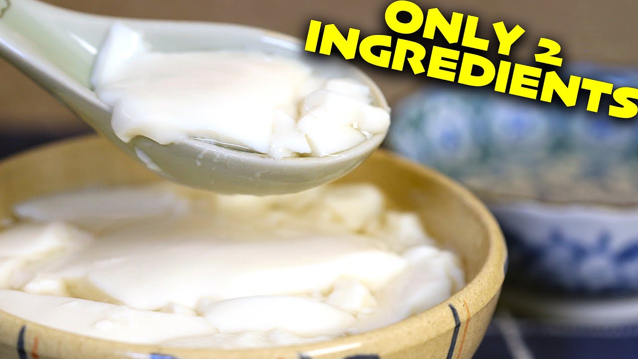 The Easiest 2-Ingredient Chinese Tofu Pudding 豆腐花