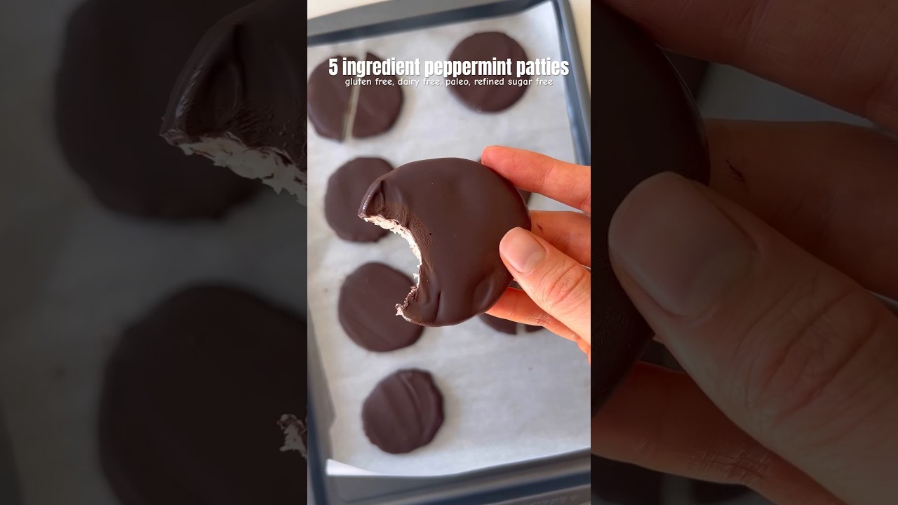 5 ingredient peppermint patties #shorts