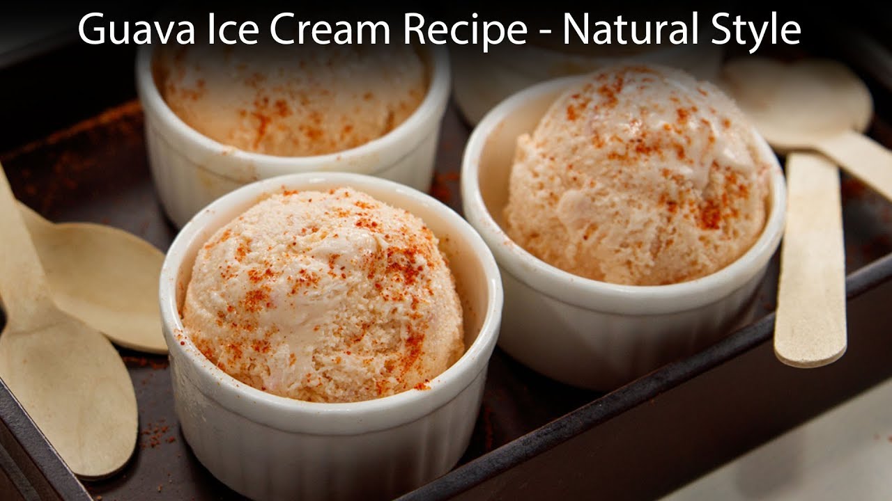 Guava Ice Cream Recipe - Apsara IceCream Guava Glory Natural Style - CookingShooking