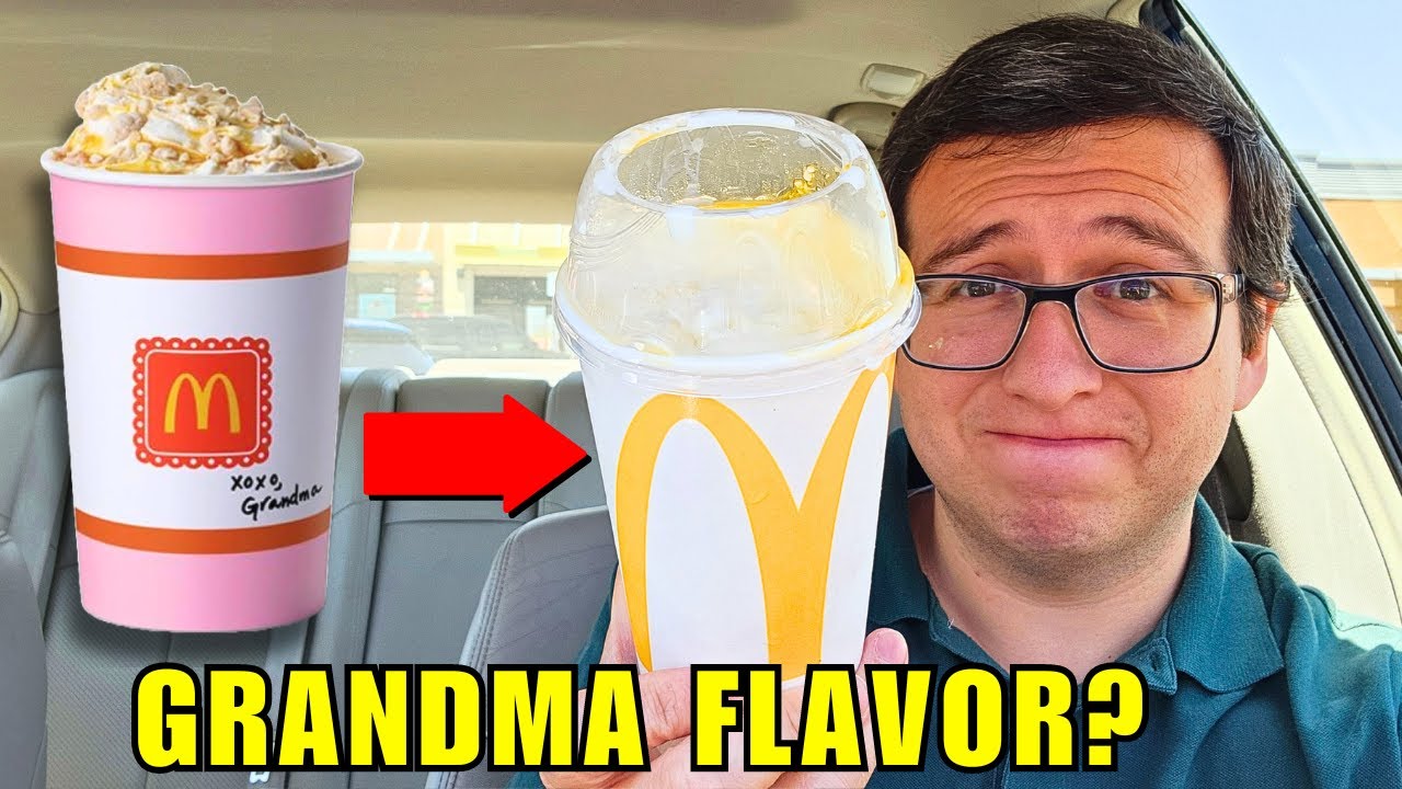 McDonald's Grandma McFlurry Review👵🍦🍬