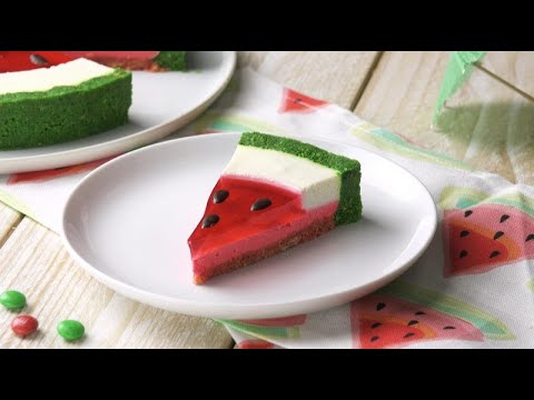 Mouthwatering Watermelon Cheesecake Recipe! | Bake with Me-Icooking