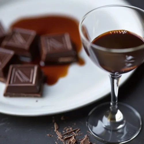 Bourbon Vanilla Chocolate Dipping Sauce