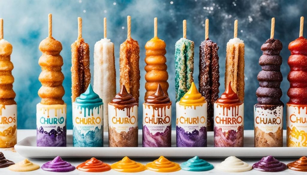 Churro dipping sauces