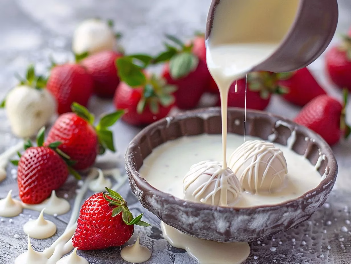White Chocolate Dipping Sauce