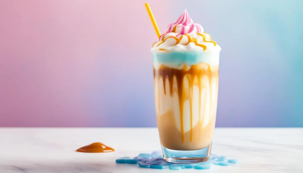 iced vanilla latte