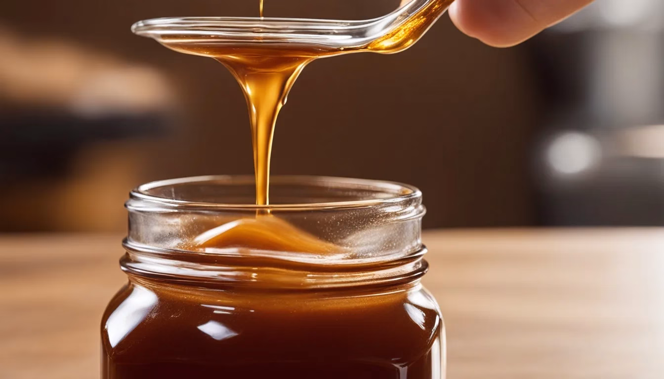 Making caramel syrup at home