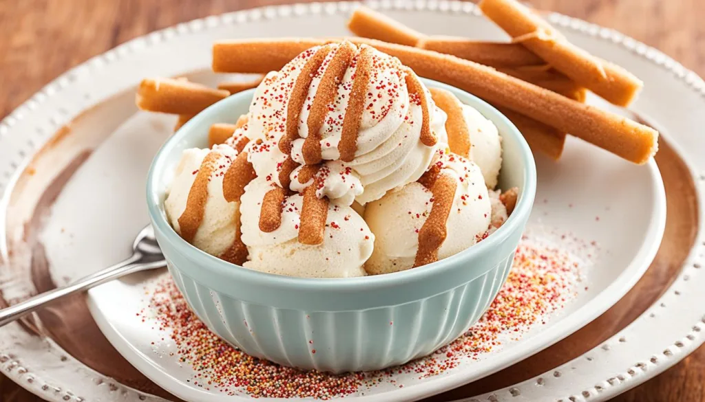 indulge in churro ice cream