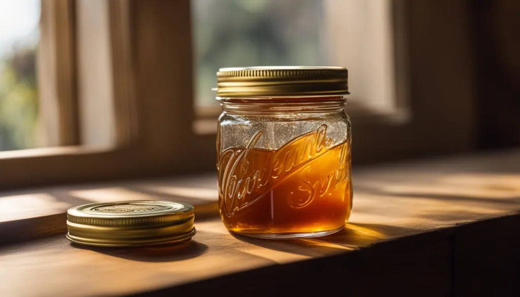 storing homemade caramel syrup