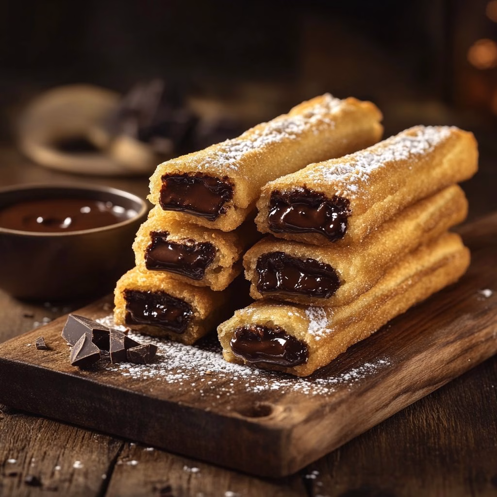 Chocolate Filled Churros