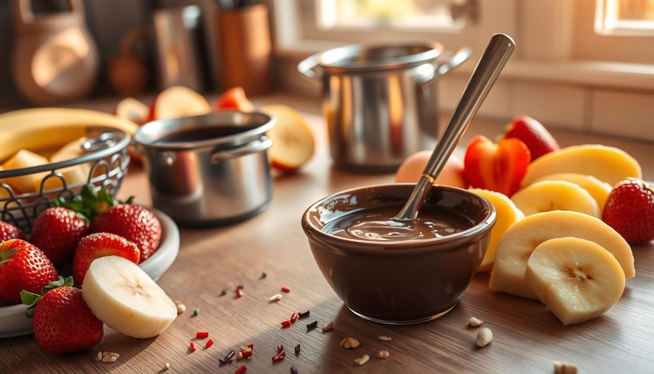 Chocolate dipping sauce tips
