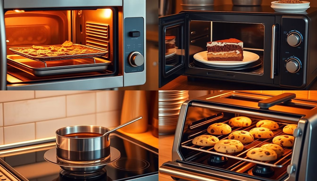 Common dessert reheating methods