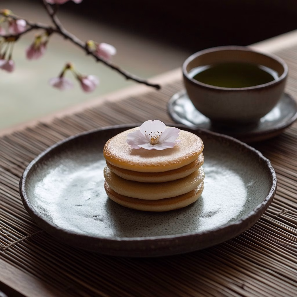 Traditional Japanese Desserts Recipe With Tea