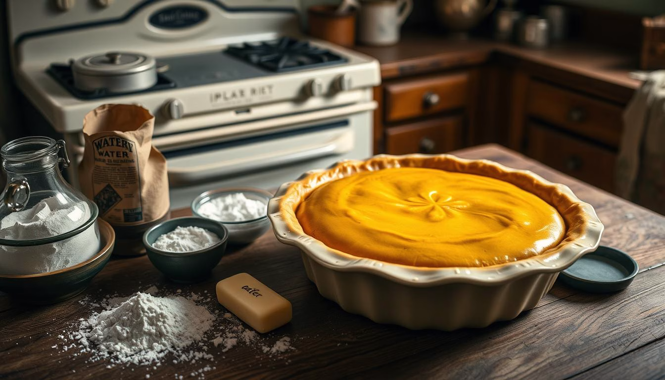Water pie Recipe