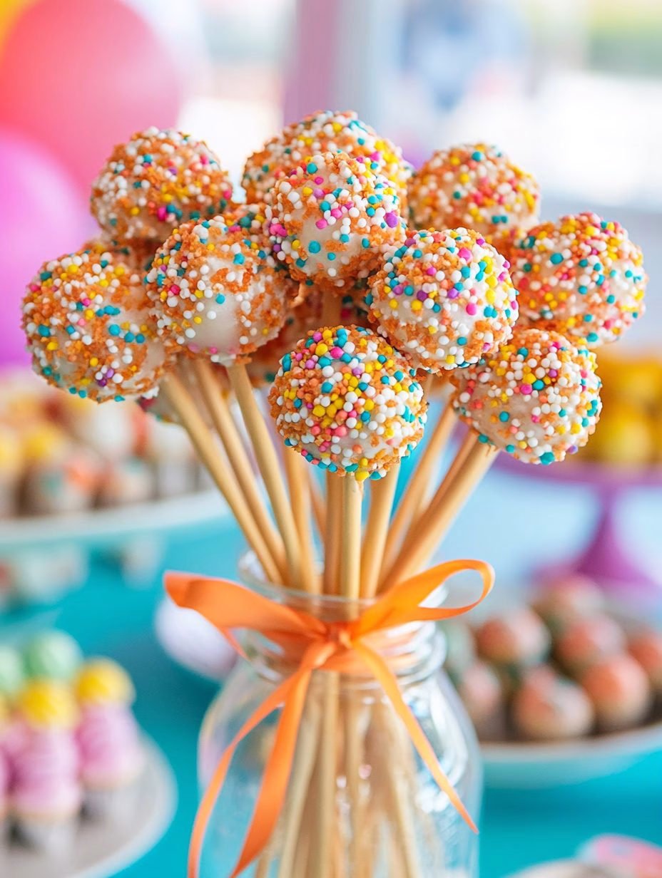 churro cake pops