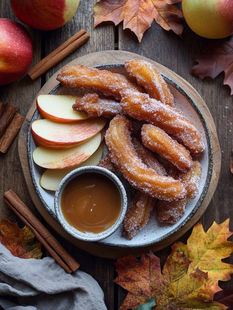 spiced apple churros