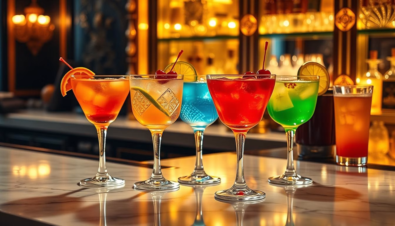 1920 drinks and cocktails