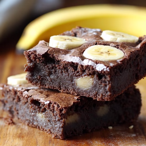 3 Ingredient Banana Brownies