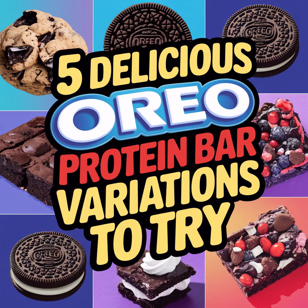 5 Delicious Oreo Protein Bar Recipe Variations to Try png