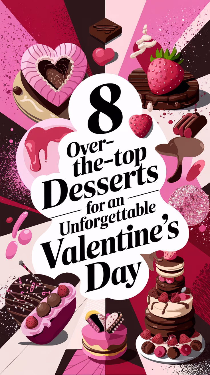 8 Over-the-Top Desserts for an Unforgettable Valentine’s Day