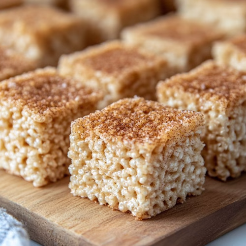Churro Rice Krispie Treats