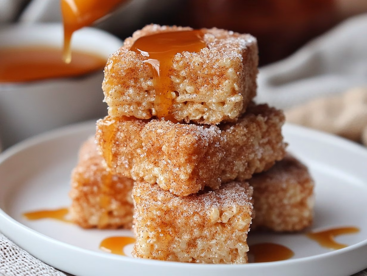 Churro Rice Krispie Treats
