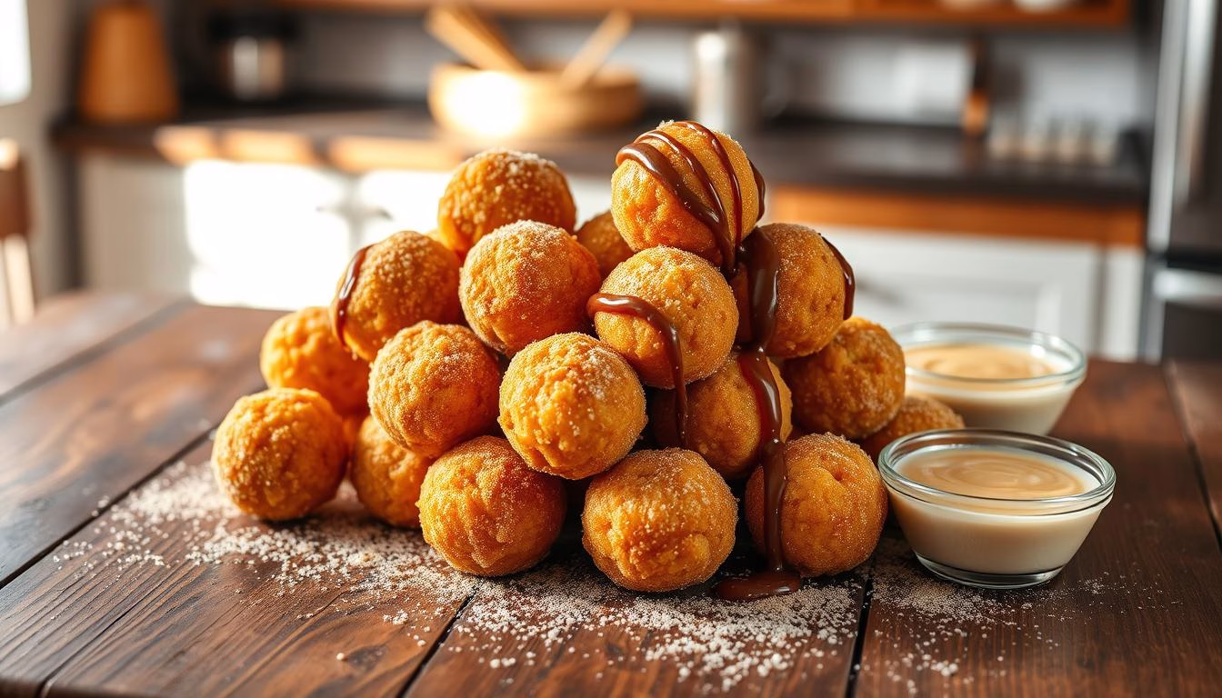 Churro churro bombs (deep-fried balls)