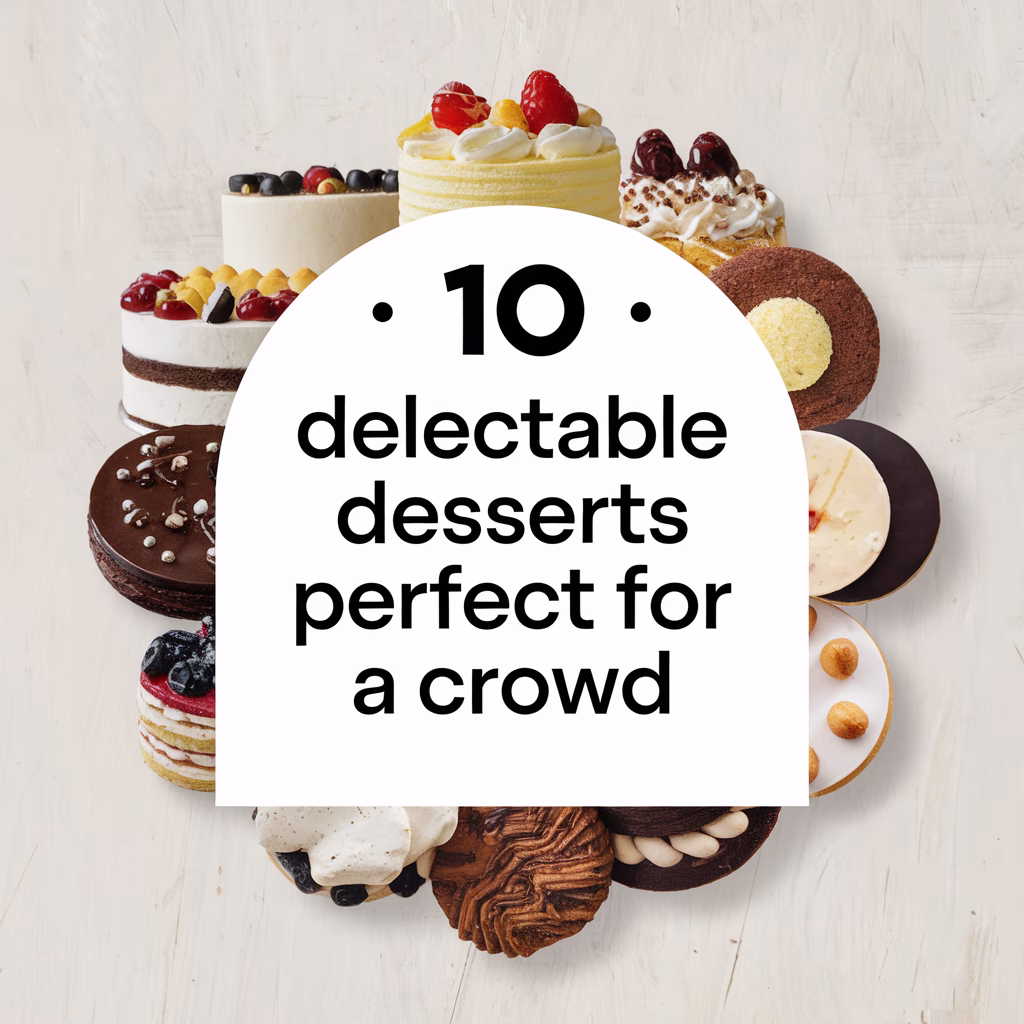 Desserts Perfect for a Crowd