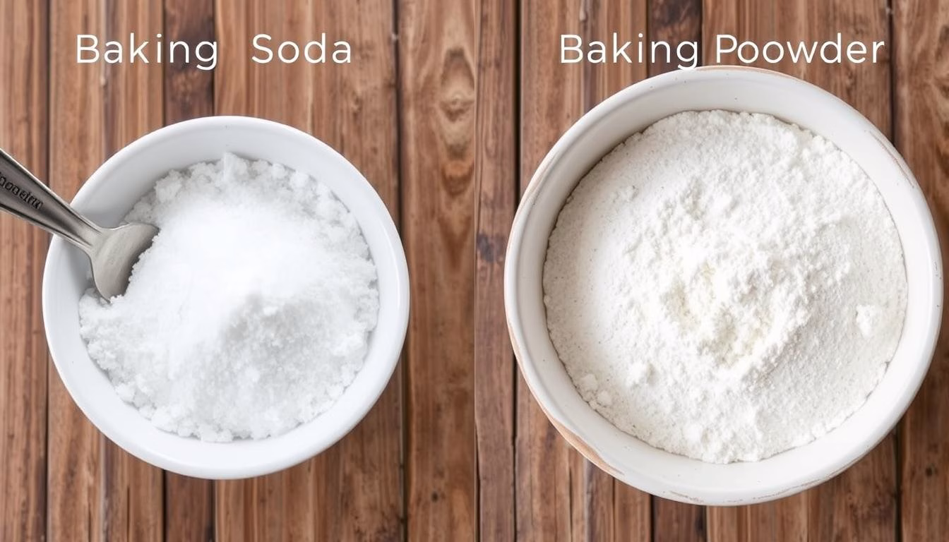 Difference between baking soda and powder