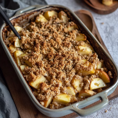 Easy Apple and Feijoa Crumble Recipe