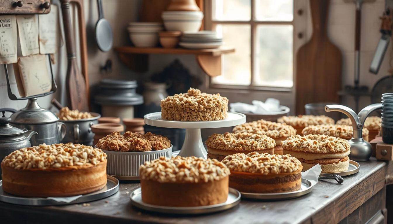 History of Crumble Cakes