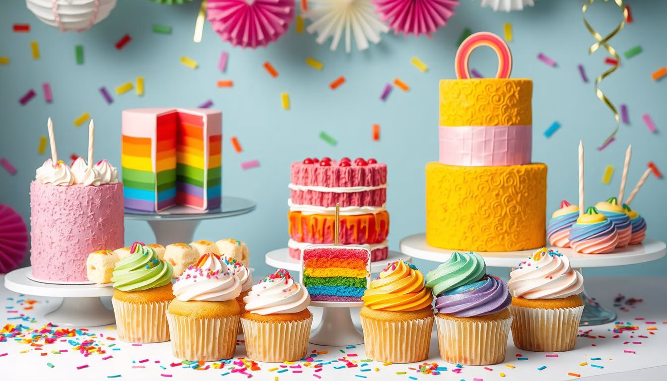 Rainbow Desserts