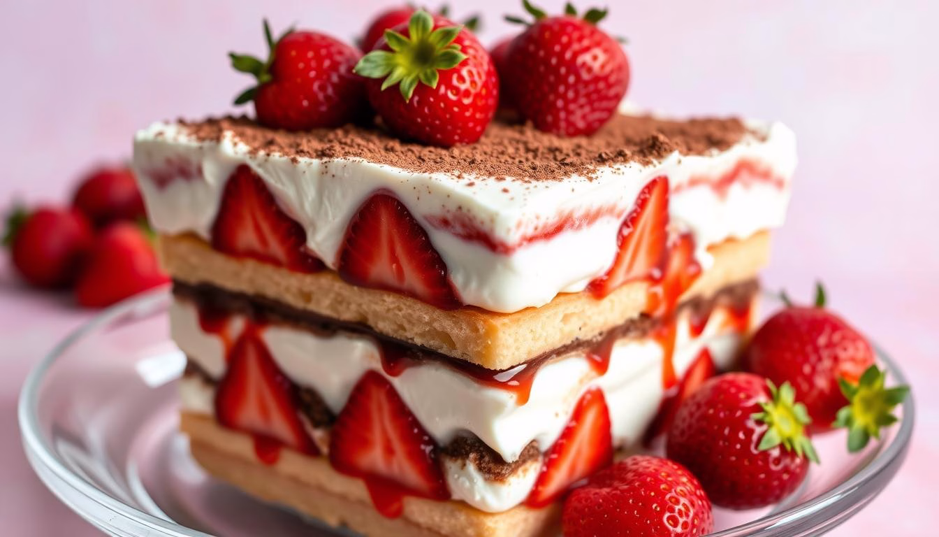 Strawberry Tiramisu