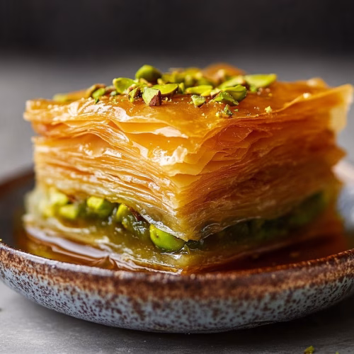 Turkish Antep Fıstıklı Baklava