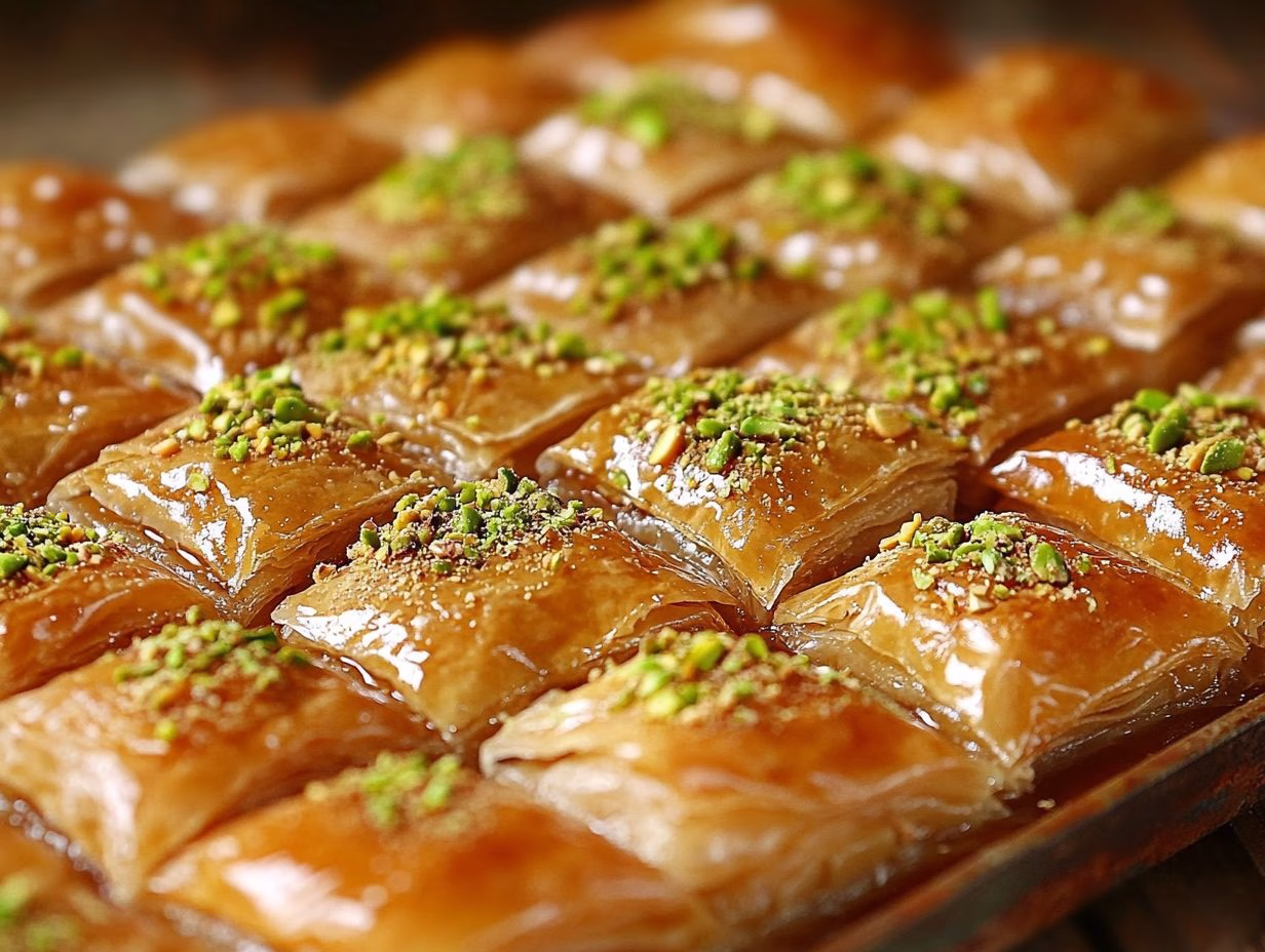 Turkish Antep Fıstıklı Baklava Recipe